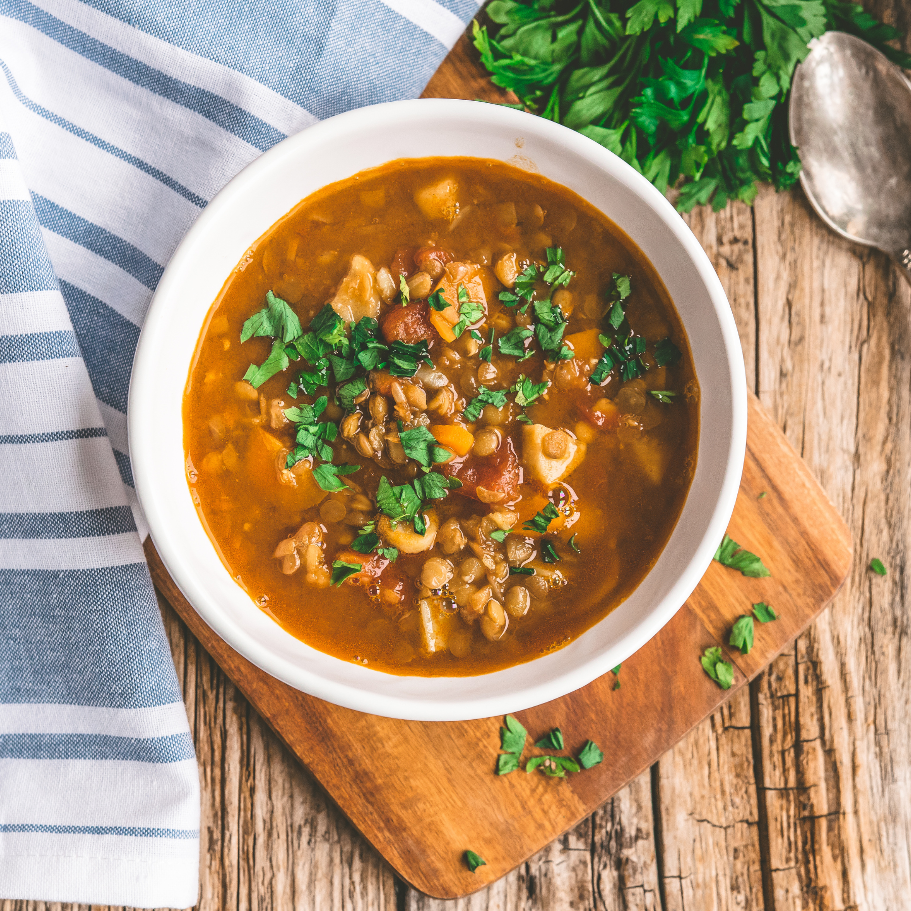 Moroccan Lentils with Chicken - Stuart's Spices