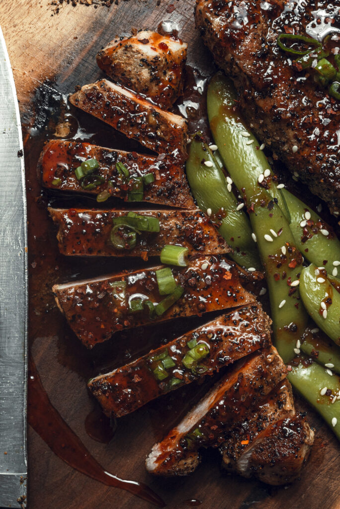 Espresso Rubbed Pork Chops - Stuart's Spices